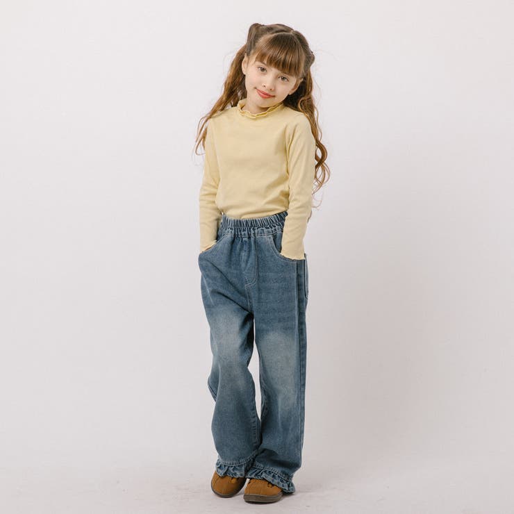 フリルルーズストレートデニムパンツ | URBAN CHERRY | 詳細画像7 