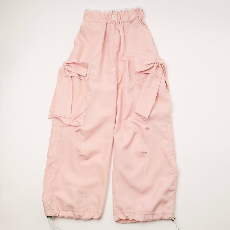 サイドリボンカーゴパンツ[品番：VINK0004274]｜URBAN CHERRY