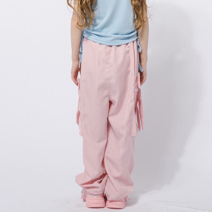サイドリボンカーゴパンツ[品番：VINK0004274]｜URBAN CHERRY