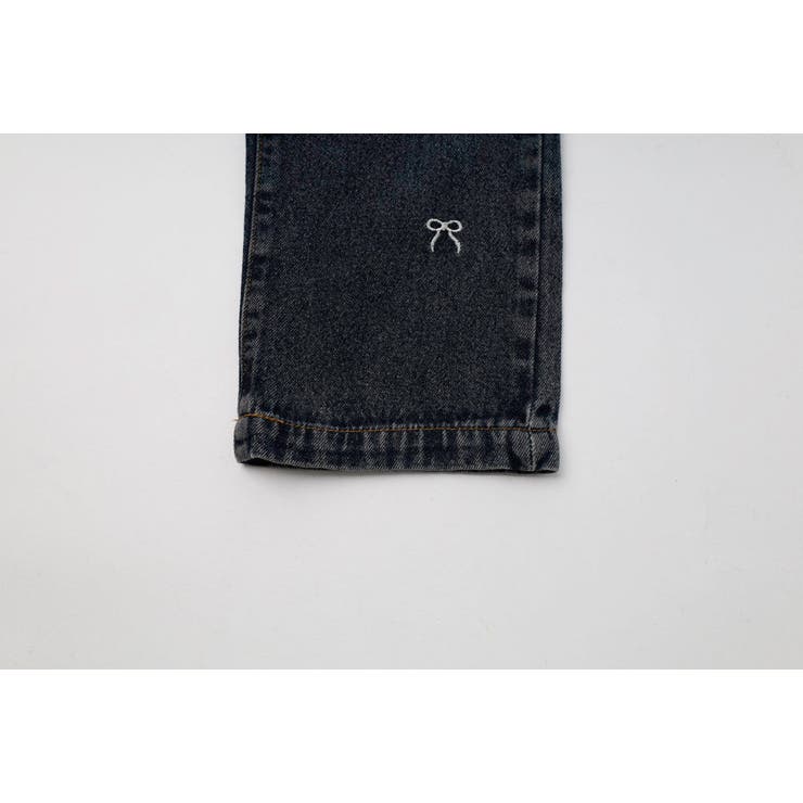 ミニリボン刺繍ストレートデニムパンツ | URBAN CHERRY | 詳細画像12 