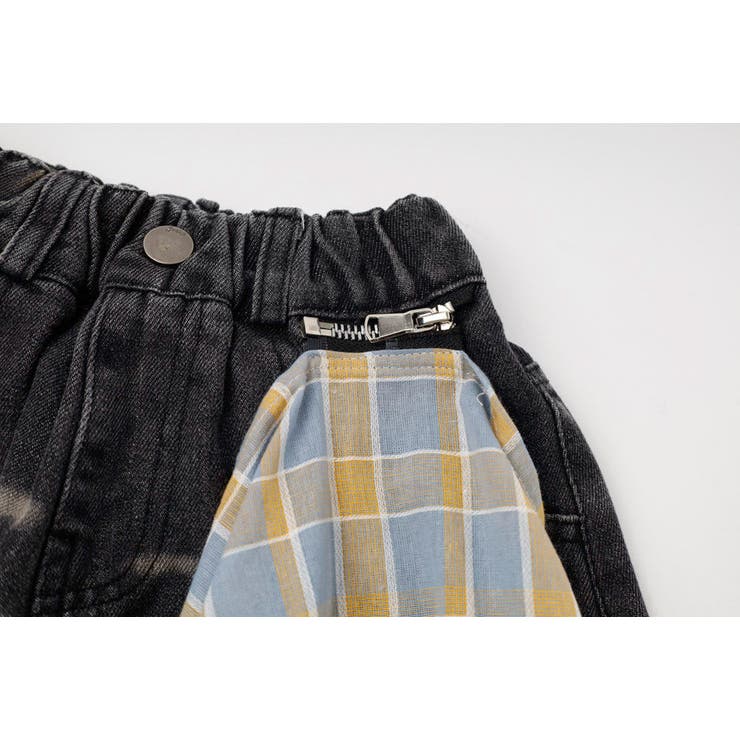 チャックシャツドッキングデニムショートパンツ | URBAN CHERRY | 詳細画像10 