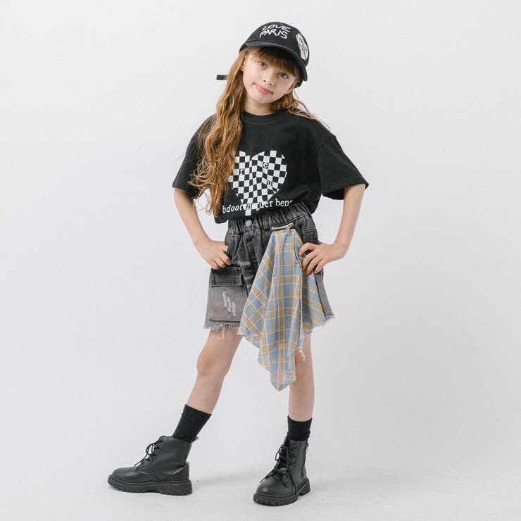 チャックシャツドッキングデニムショートパンツ | URBAN CHERRY | 詳細画像17 