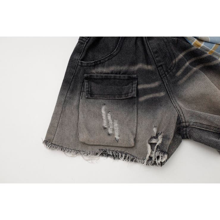 チャックシャツドッキングデニムショートパンツ | URBAN CHERRY | 詳細画像26 
