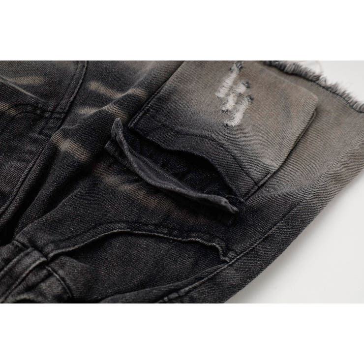 チャックシャツドッキングデニムショートパンツ | URBAN CHERRY | 詳細画像27 