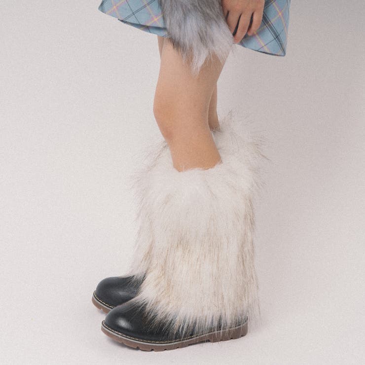 新品正規品dimmoire BABYSHEEPファー　ファーレッグウォーマー付き SELECT / ［Issue Girl］ファーレッグウォーマー［WHT］ - QOOZA