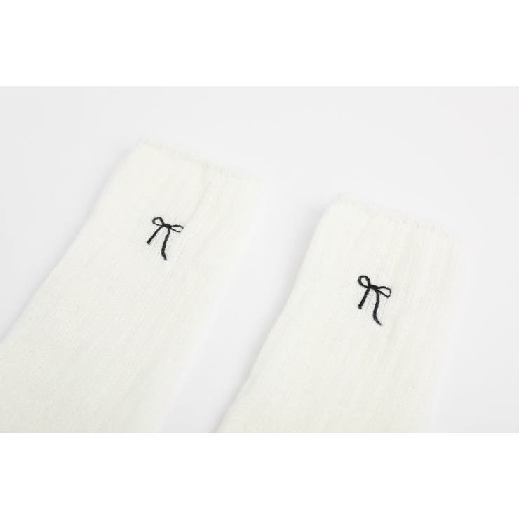 リボン刺繍レッグウォーマー | URBAN CHERRY | 詳細画像8 