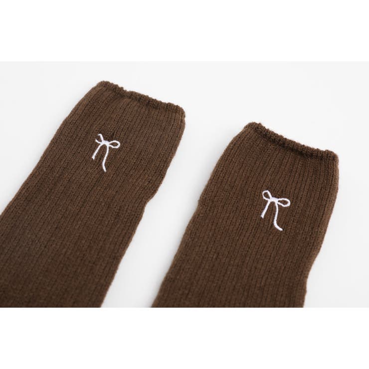 リボン刺繍レッグウォーマー | URBAN CHERRY | 詳細画像9 