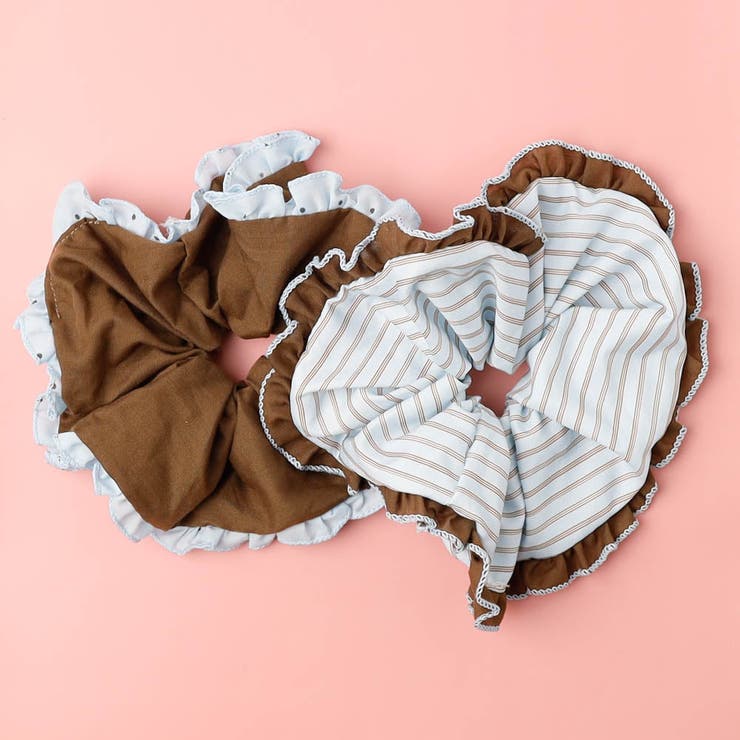 バイカラーフリルシュシュ | URBAN CHERRY | 詳細画像2 