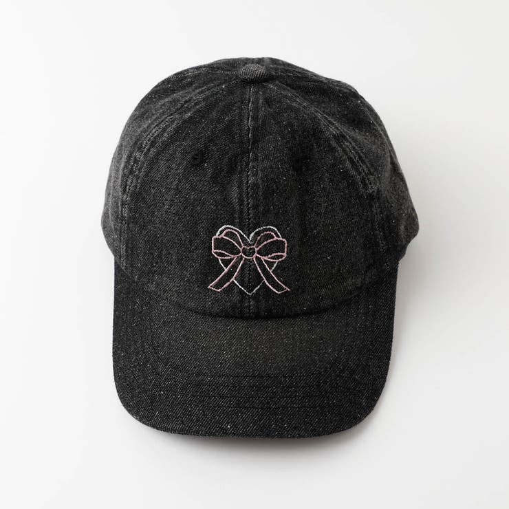 ハートリボン刺繍デニムキャップ | URBAN CHERRY | 詳細画像11