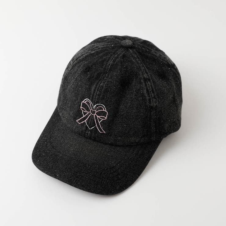 ハートリボン刺繍デニムキャップ | URBAN CHERRY | 詳細画像4