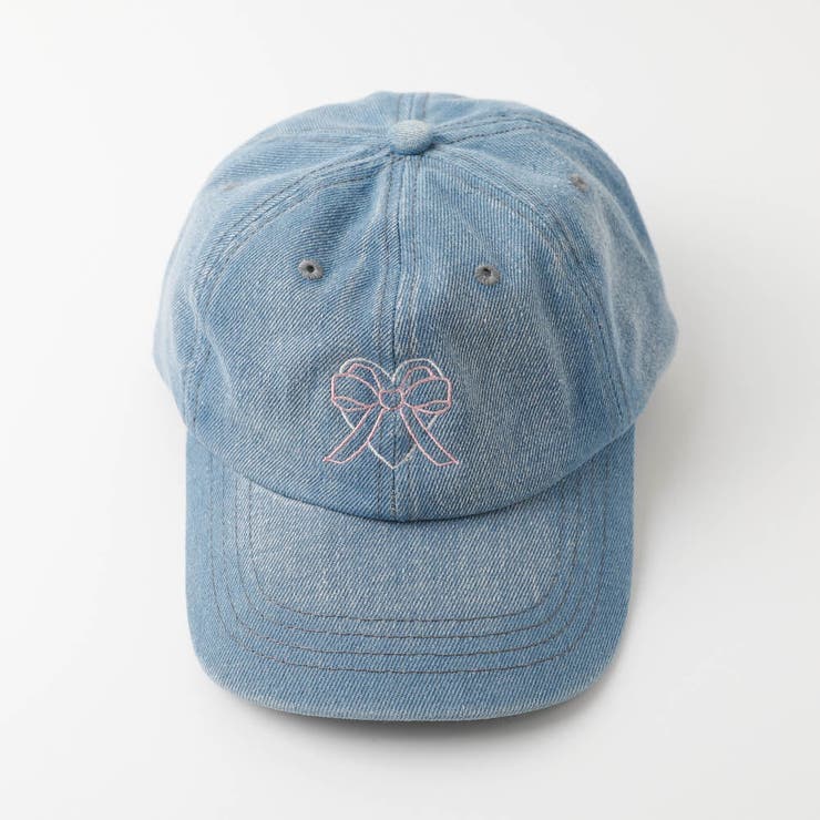 ハートリボン刺繍デニムキャップ | URBAN CHERRY | 詳細画像5