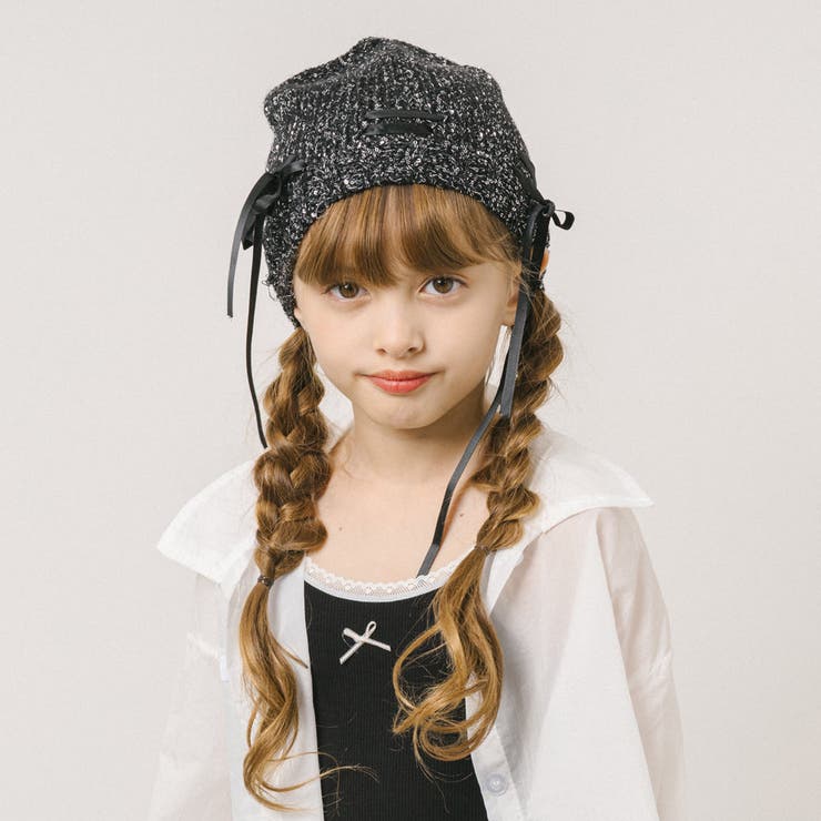 リボンデザインラメビーニー | URBAN CHERRY | 詳細画像13