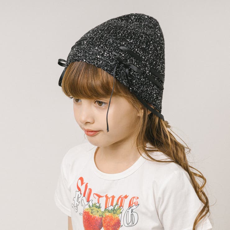 リボンデザインラメビーニー | URBAN CHERRY | 詳細画像3