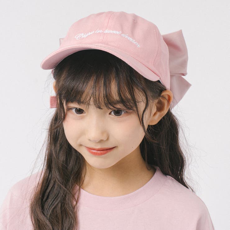 【CHIPIE/シピ】フロント刺繍バックリボンキャップ | URBAN CHERRY | 詳細画像3 