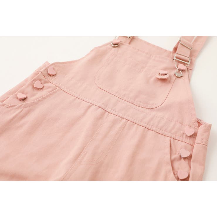 ハートモチーフデニムサロペットパンツ[品番：VINK0002393