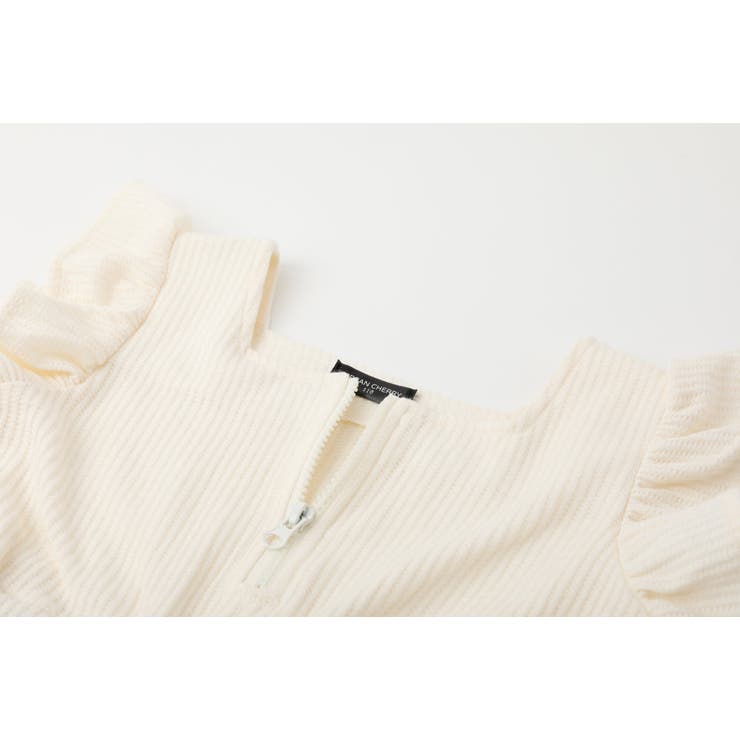 【さらっと触感】ワッフルショルダーフリルショートオールインワン | URBAN CHERRY | 詳細画像22 