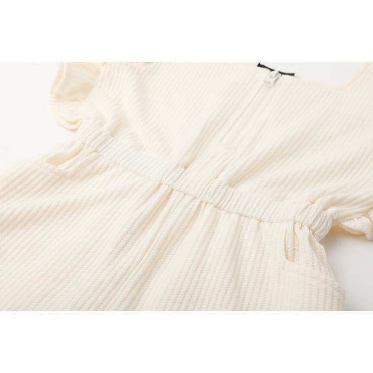 【さらっと触感】ワッフルショルダーフリルショートオールインワン | URBAN CHERRY | 詳細画像23 