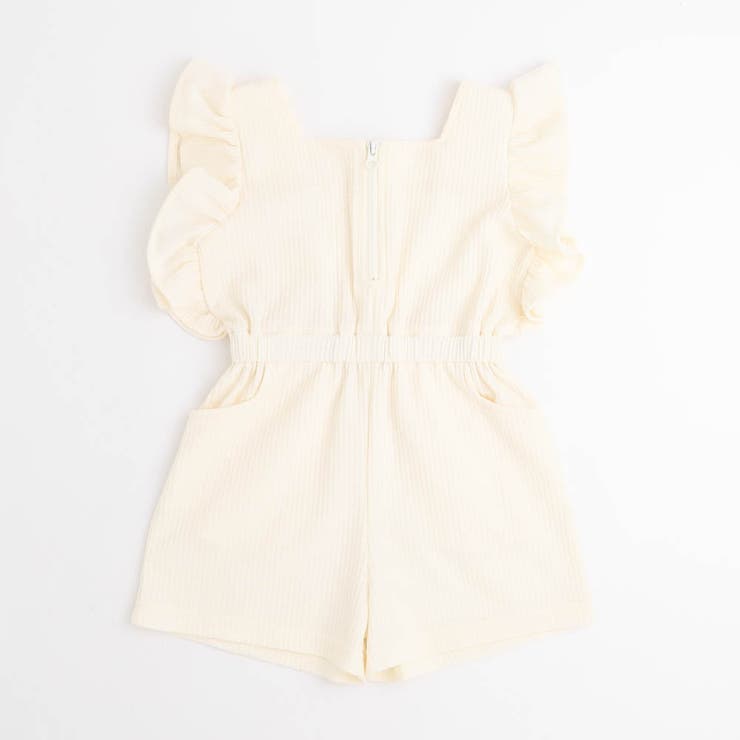 【さらっと触感】ワッフルショルダーフリルショートオールインワン | URBAN CHERRY | 詳細画像6 