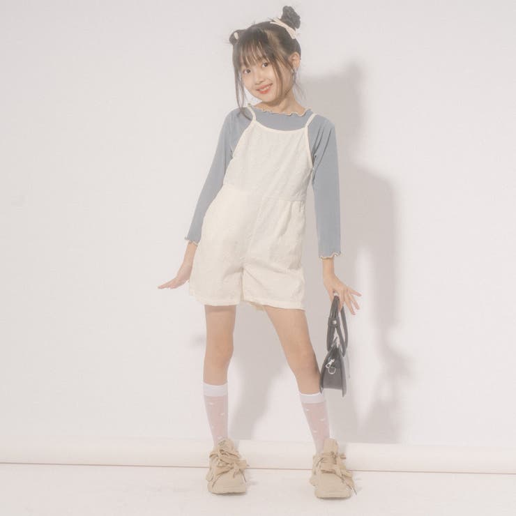 【リボンふくれジャガード】バックシャーリングオールインワン | URBAN CHERRY | 詳細画像13 