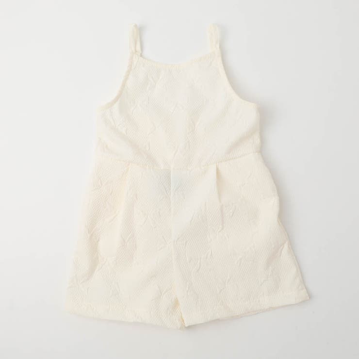 【リボンふくれジャガード】バックシャーリングオールインワン | URBAN CHERRY | 詳細画像2 