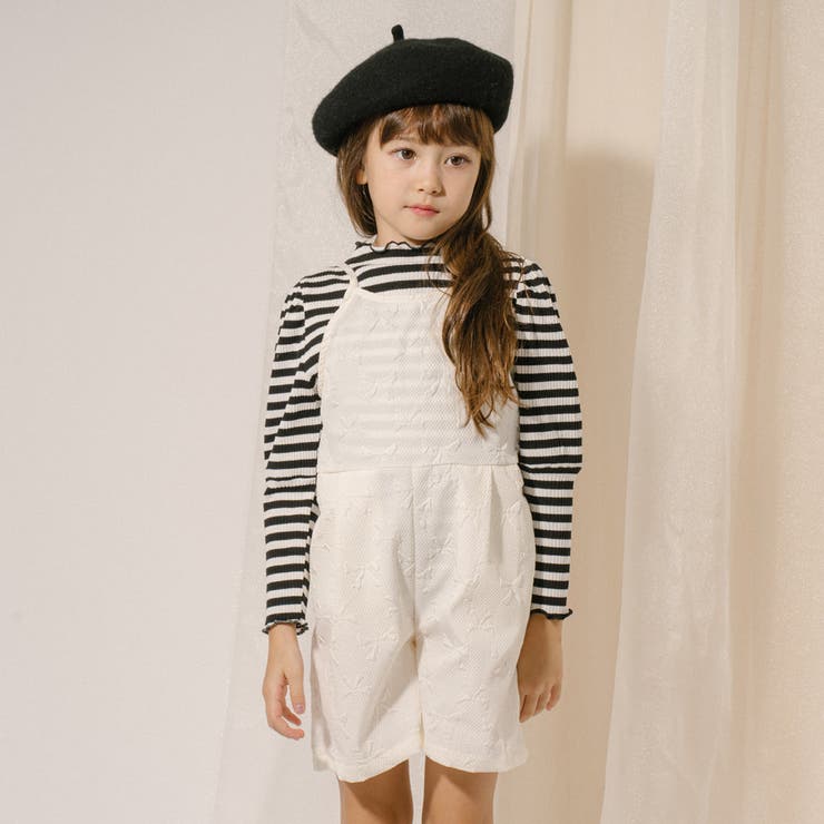 【リボンふくれジャガード】バックシャーリングオールインワン | URBAN CHERRY | 詳細画像22 