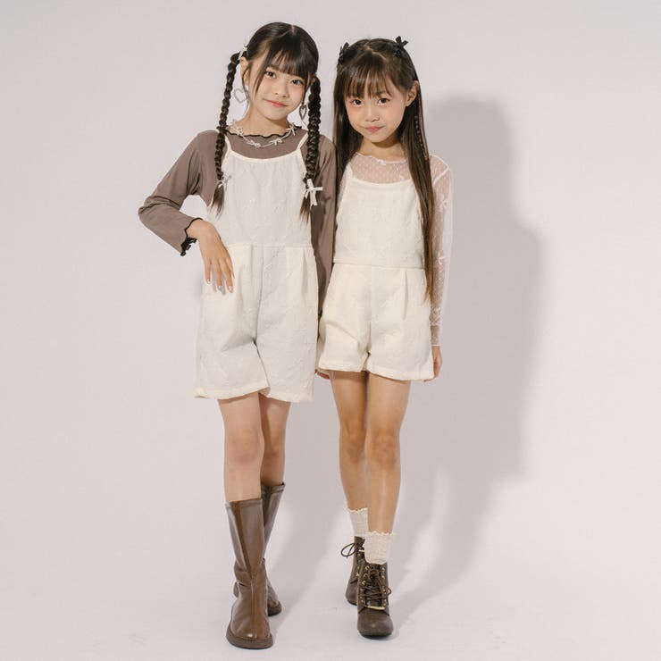 【リボンふくれジャガード】バックシャーリングオールインワン | URBAN CHERRY | 詳細画像28 