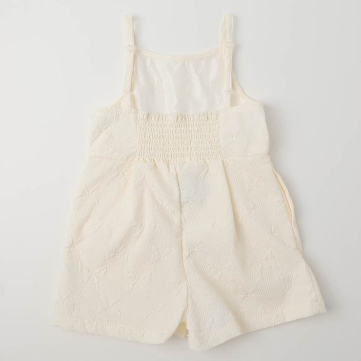 【リボンふくれジャガード】バックシャーリングオールインワン | URBAN CHERRY | 詳細画像4 