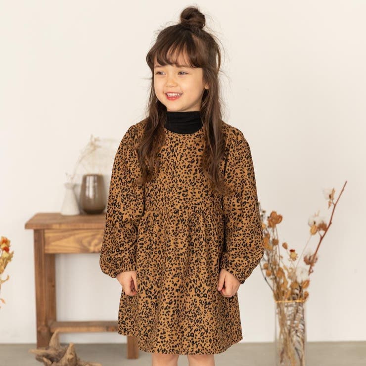 クリスマスツリー特価！ レオパード柄ワンピース[品番：VINK0000493]｜URBAN CHERRY フォーマル・ドレス・スーツ