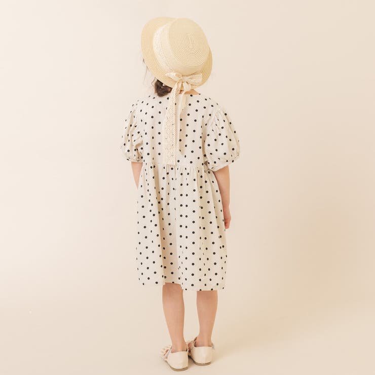 スリーブデザインドットワンピース[品番：VINK0000807]｜URBAN