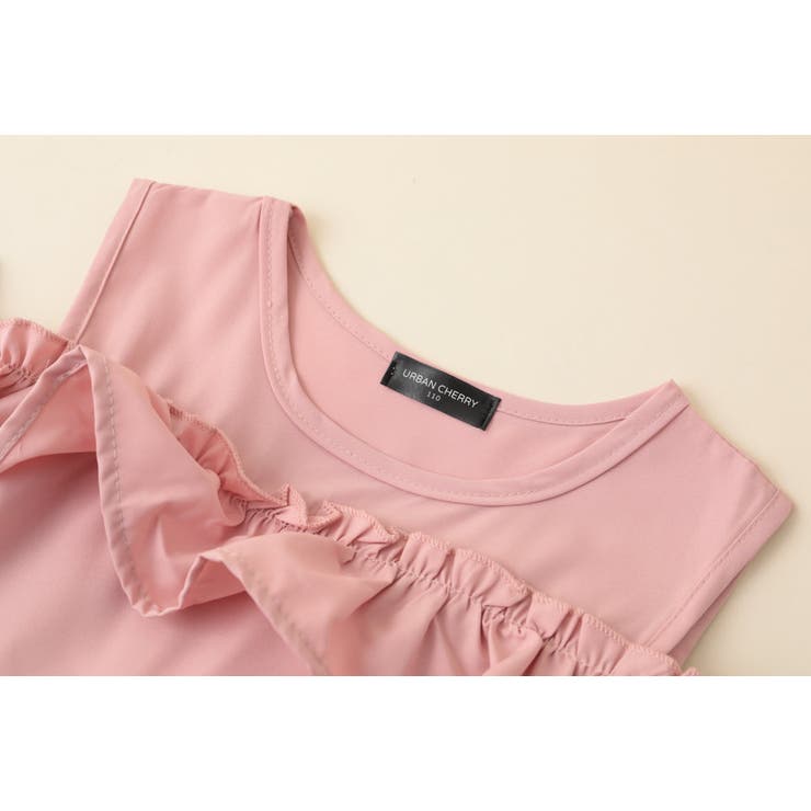 オープンショルダーフリルワンピース[品番：VINK0001552]｜URBAN 