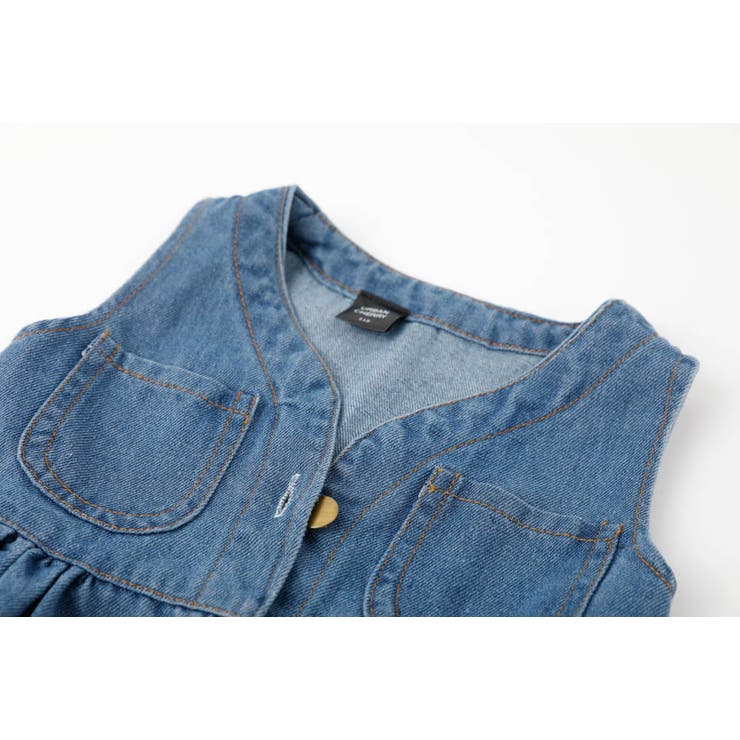 Vネックフロントボタンデニムワンピース | URBAN CHERRY | 詳細画像11 