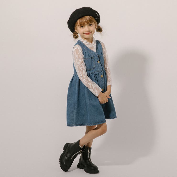 Vネックフロントボタンデニムワンピース | URBAN CHERRY | 詳細画像17 