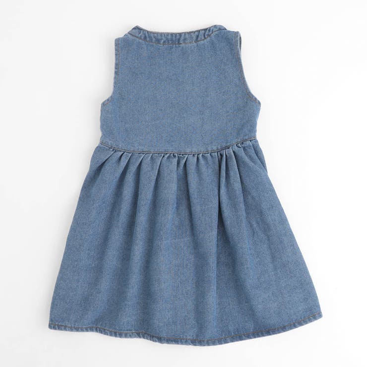 Vネックフロントボタンデニムワンピース | URBAN CHERRY | 詳細画像3 