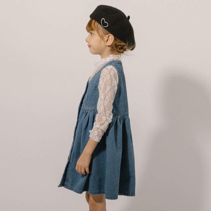 Vネックフロントボタンデニムワンピース | URBAN CHERRY | 詳細画像4 