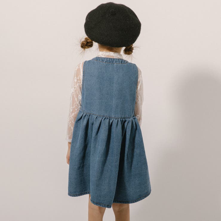 Vネックフロントボタンデニムワンピース | URBAN CHERRY | 詳細画像5 