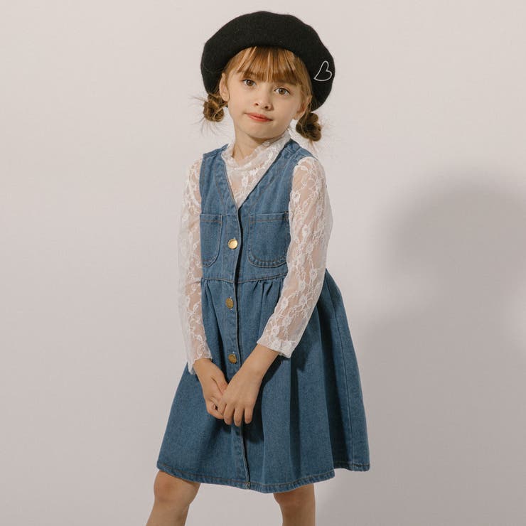 Vネックフロントボタンデニムワンピース | URBAN CHERRY | 詳細画像7 