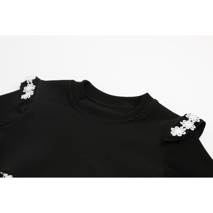 ショルダーパールフリル切り替えフラワーワンピース | URBAN CHERRY | 詳細画像12 