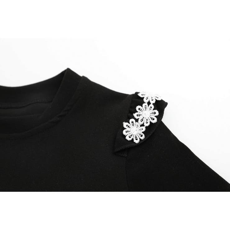 ショルダーパールフリル切り替えフラワーワンピース | URBAN CHERRY | 詳細画像16 