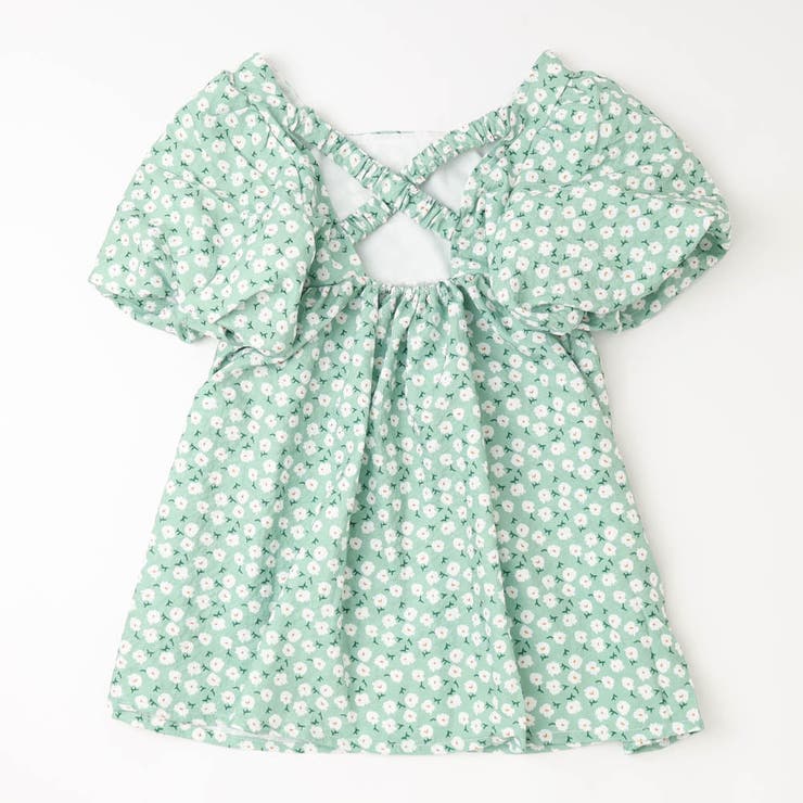アーバンチェリー　入園式ワンピース Kids】Baby Cherry Pattern One-Piece