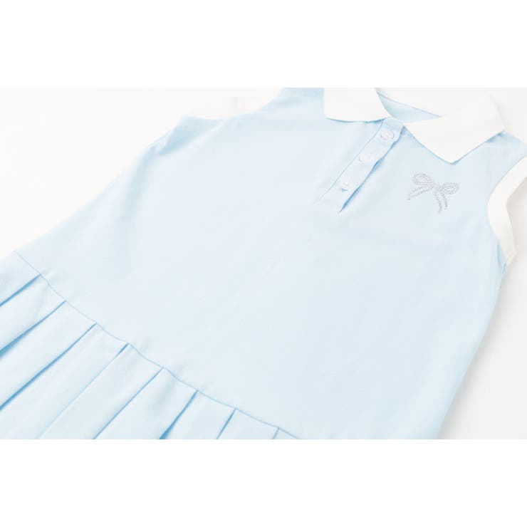 配色ワンポイントリボンプリーツワンピース | URBAN CHERRY | 詳細画像12 