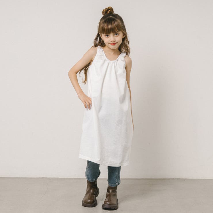 ギャザーノースリーブロングワンピース | URBAN CHERRY | 詳細画像15 