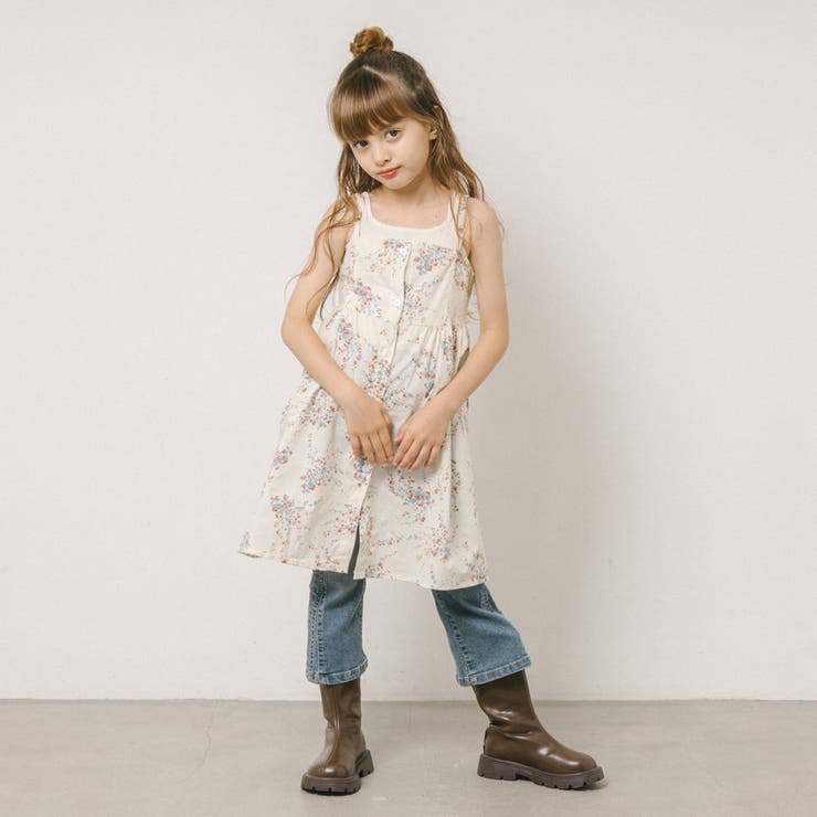 【レイヤード用】フラワープリントキャミワンピース | URBAN CHERRY | 詳細画像3 