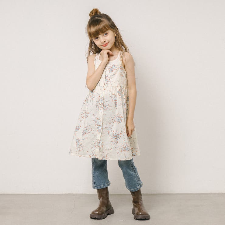 【レイヤード用】フラワープリントキャミワンピース | URBAN CHERRY | 詳細画像7 