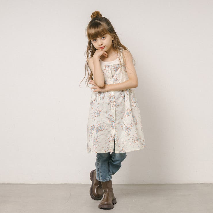 【レイヤード用】フラワープリントキャミワンピース | URBAN CHERRY | 詳細画像8 