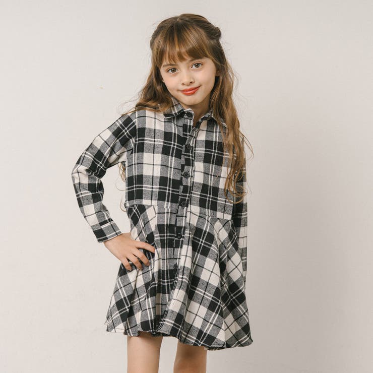 チェックネルシャツワンピース | URBAN CHERRY | 詳細画像3 