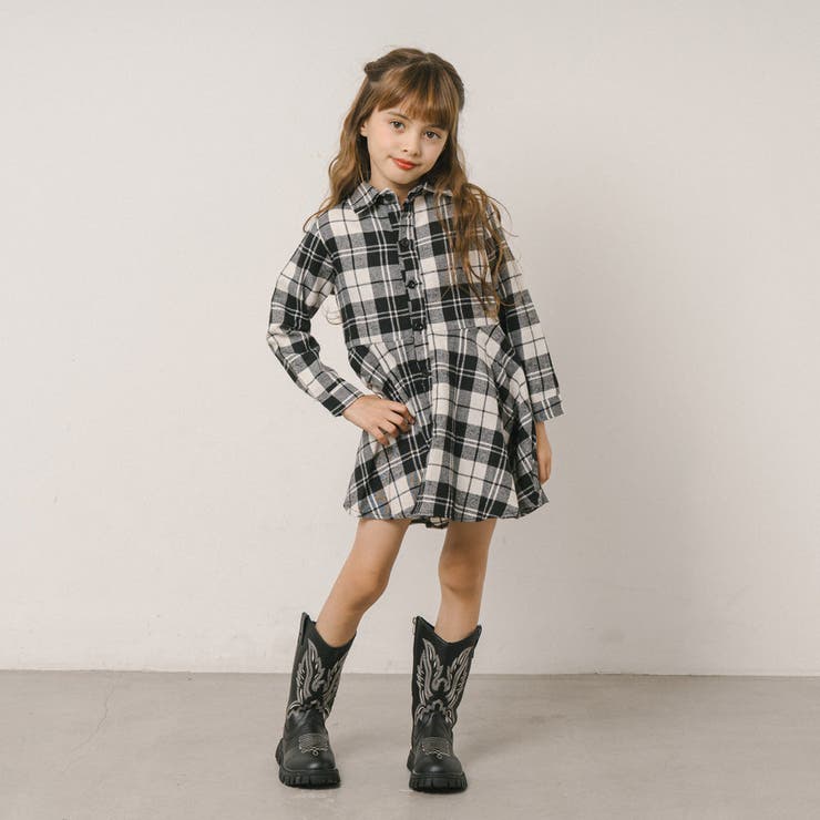 チェックネルシャツワンピース | URBAN CHERRY | 詳細画像30 
