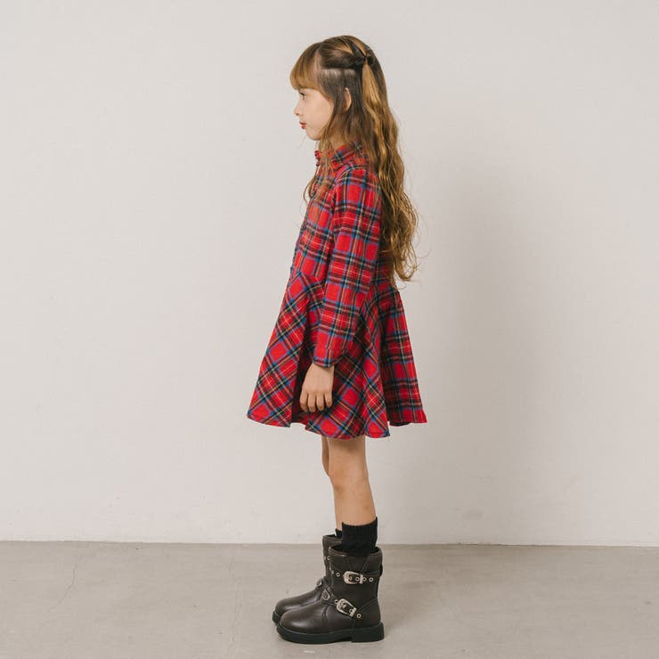 チェックネルシャツワンピース | URBAN CHERRY | 詳細画像7 