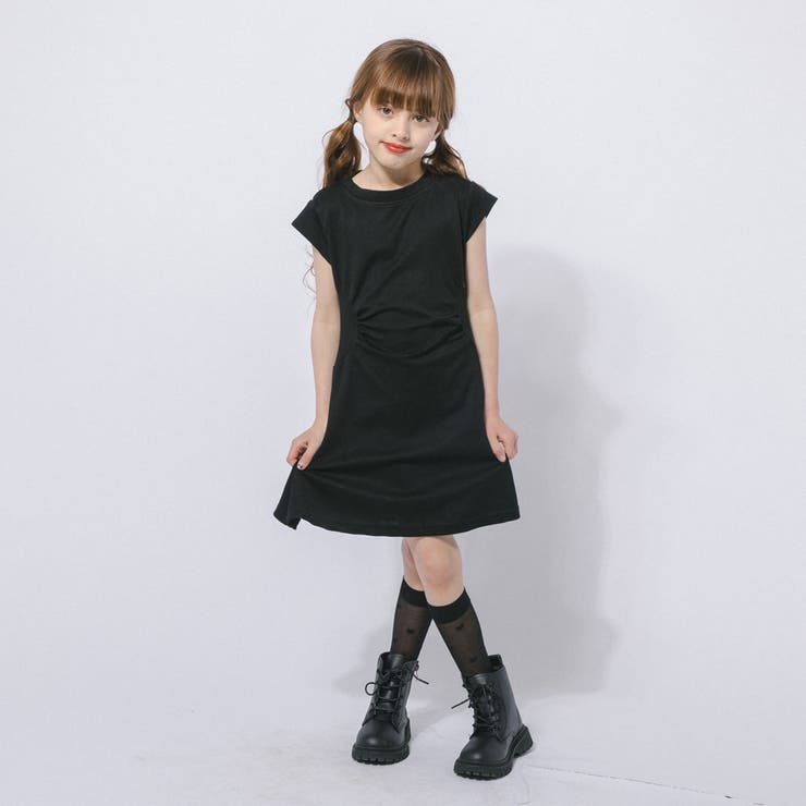 フレンチスリーブウエストギャザーデザインミニワンピース | URBAN CHERRY | 詳細画像10 