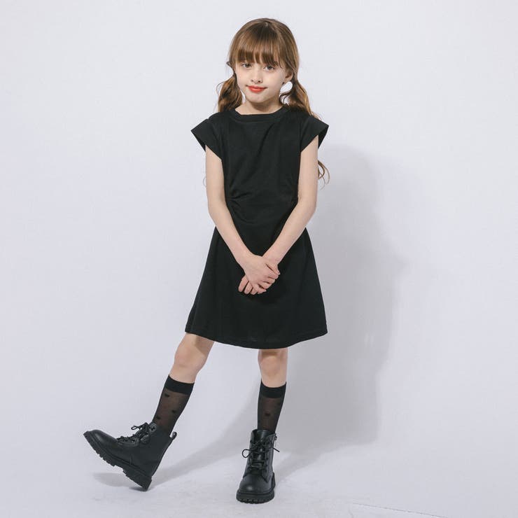 フレンチスリーブウエストギャザーデザインミニワンピース | URBAN CHERRY | 詳細画像9 