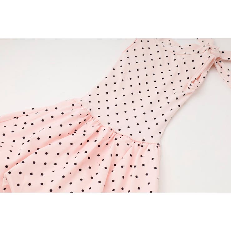 ポルカドットデザインネックリボンバルーンワンピース | URBAN CHERRY | 詳細画像22 